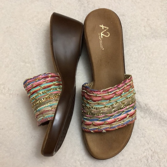 A2 by Aerosoles Slip-on Sandal Wedge - Picture 2 of 5
